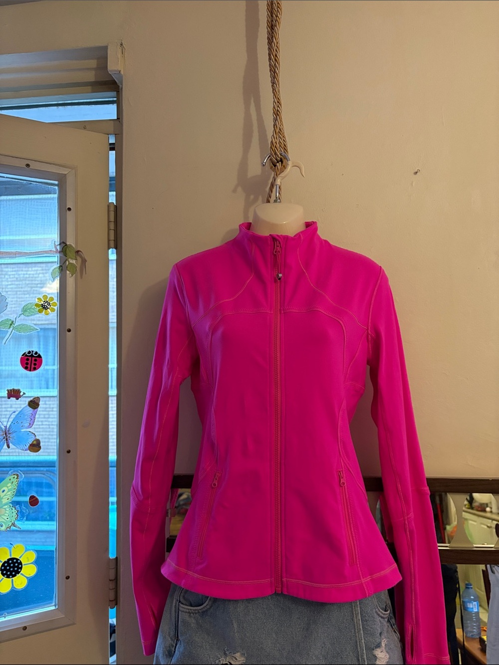 lululemon athletica Bright Pink Full-Zip Utility Jacket